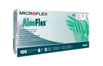 Microflex® Aloe Flex® V51 Green Vinyl Gloves, Medium - 1,000/Case